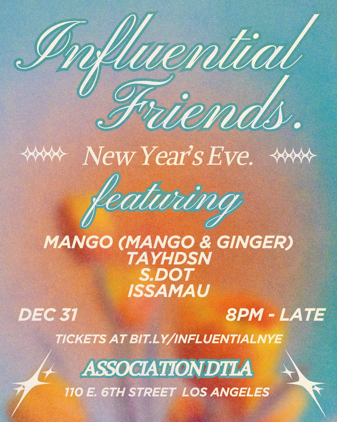 Influential Friends - NYE Celebration  event image