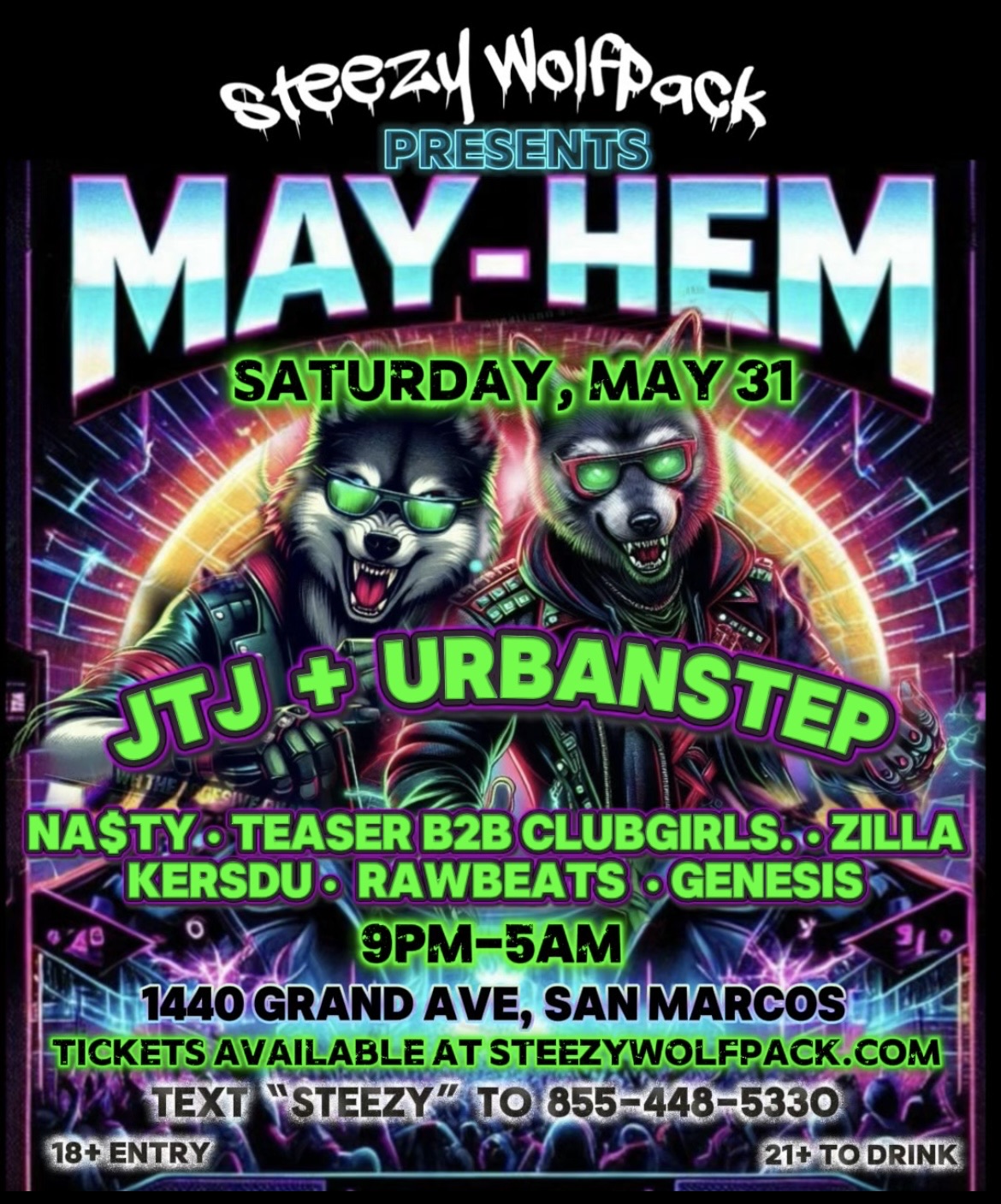 Steezy Wolfpack’s May-Hem event image
